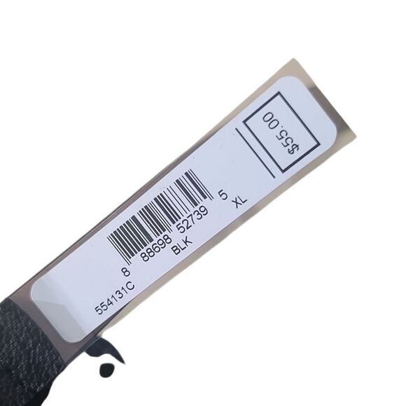 Michael Kors MK Logo Black Fanny Pack Waist Belt Bag 554131C XL NWT 8x5x1 - Picture 5 of 6